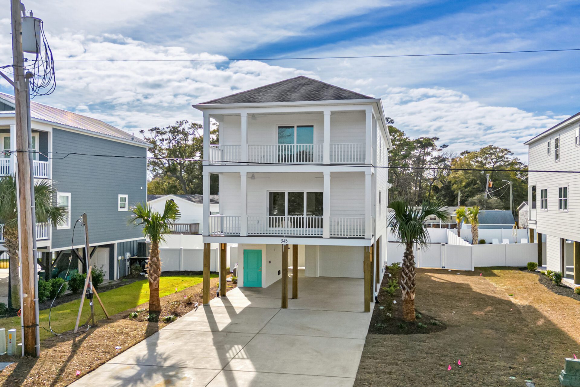 A beach house